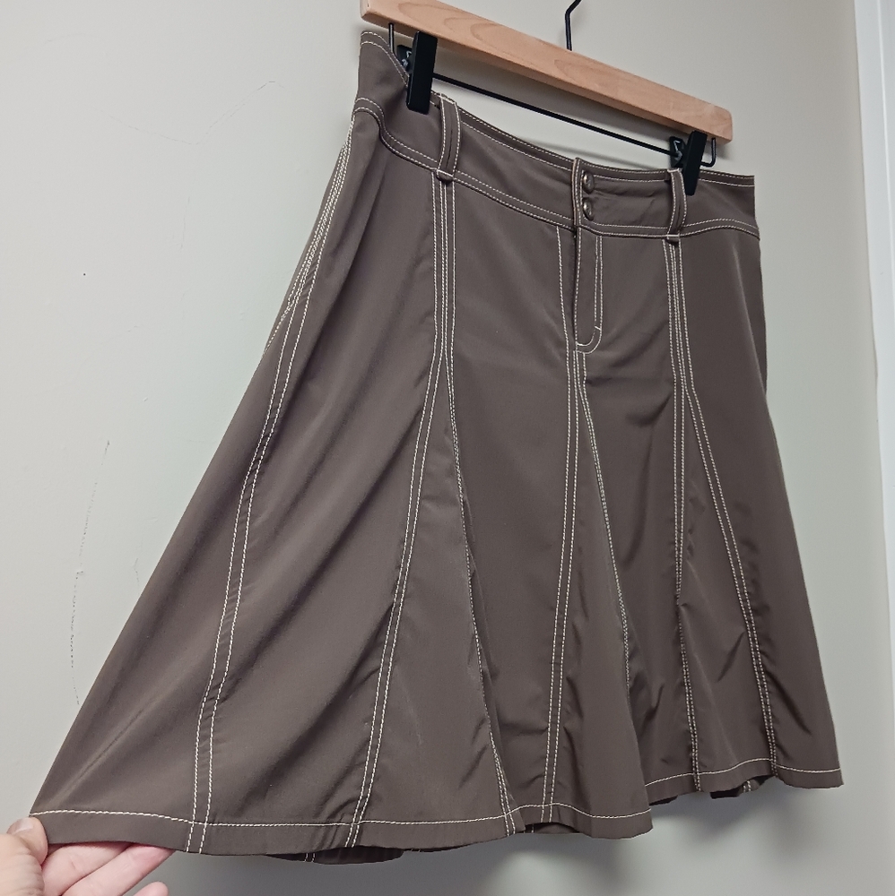 Athleta Whatever Skort Brown Size 8 - Picture 8 of 14